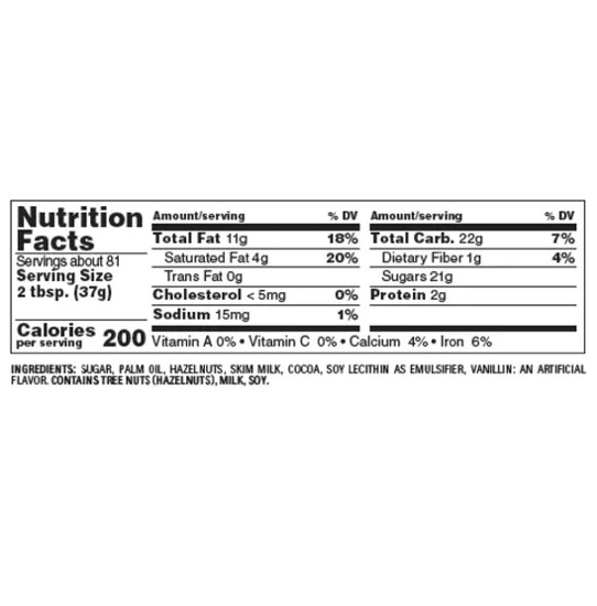 Nutella Hazelnut Spread with Cocoa, 6.6 lbs