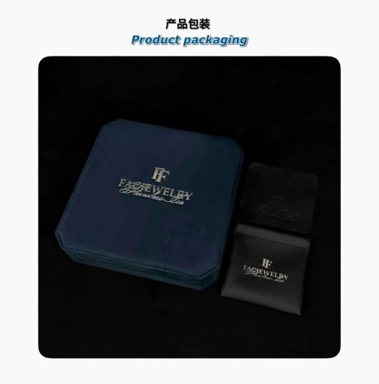 FAC 16mm square diamond mixed with infinite chain solid 925 silver D VVS Mosang diamond can be measured drill pen