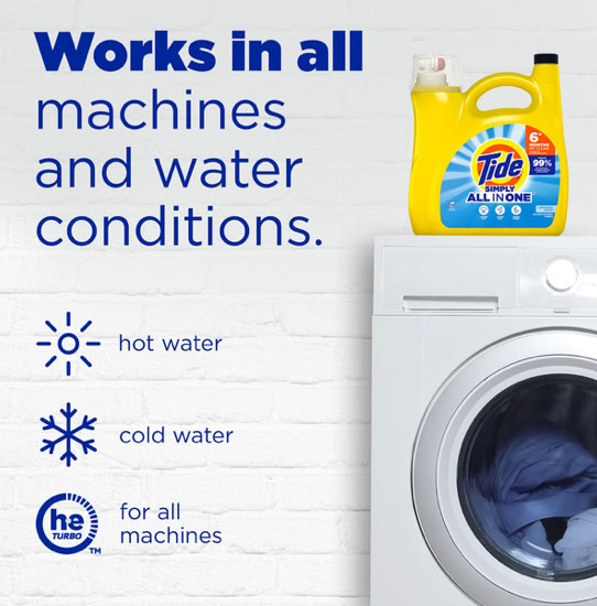 Buy Tide Simply Liquid Laundry Detergent Wholesale